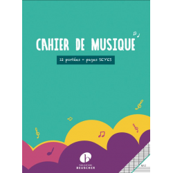CAHIER DE MUSIQUE MIXTE 12...