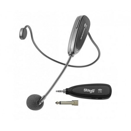 Micro Casque Sans-fil STAGG SUW 12H-BK - Macca Music