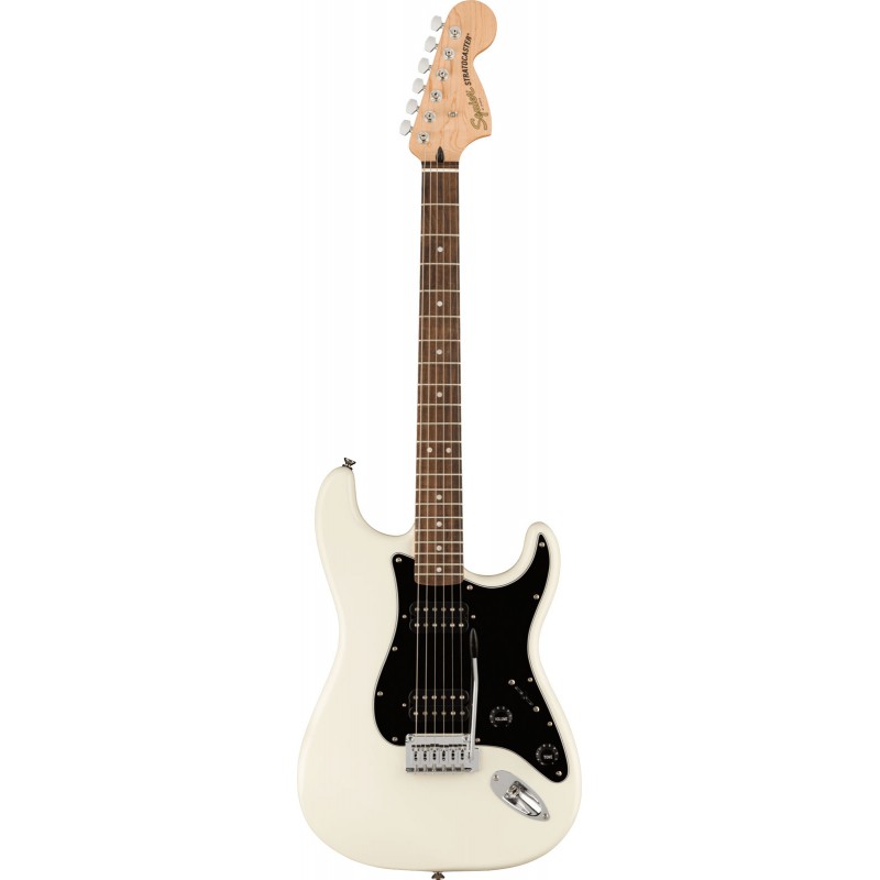 Guitare électrique SQUIER Affinity Series Stratocaster HH Olympic White - Macca Music