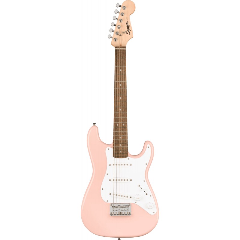 Guitare électrique SQUIER Stratocaster Mini LRL Shell Pink - Macca Music
