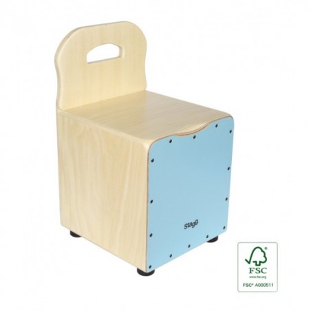 Cajon pour enfant STAG KID Blue - Macca Music