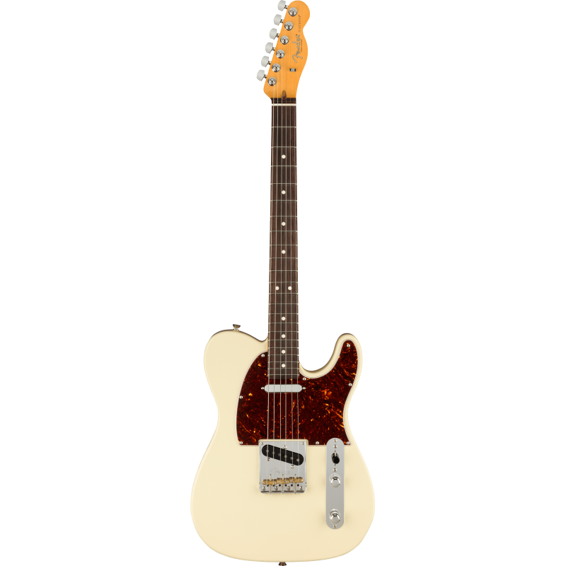 Guitare électrique FENDER American Pro II Telecaster RW Olympic White - Macca Music