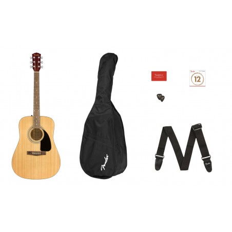 Pack guitare acoustique FENDER FA-115 - Macca Music