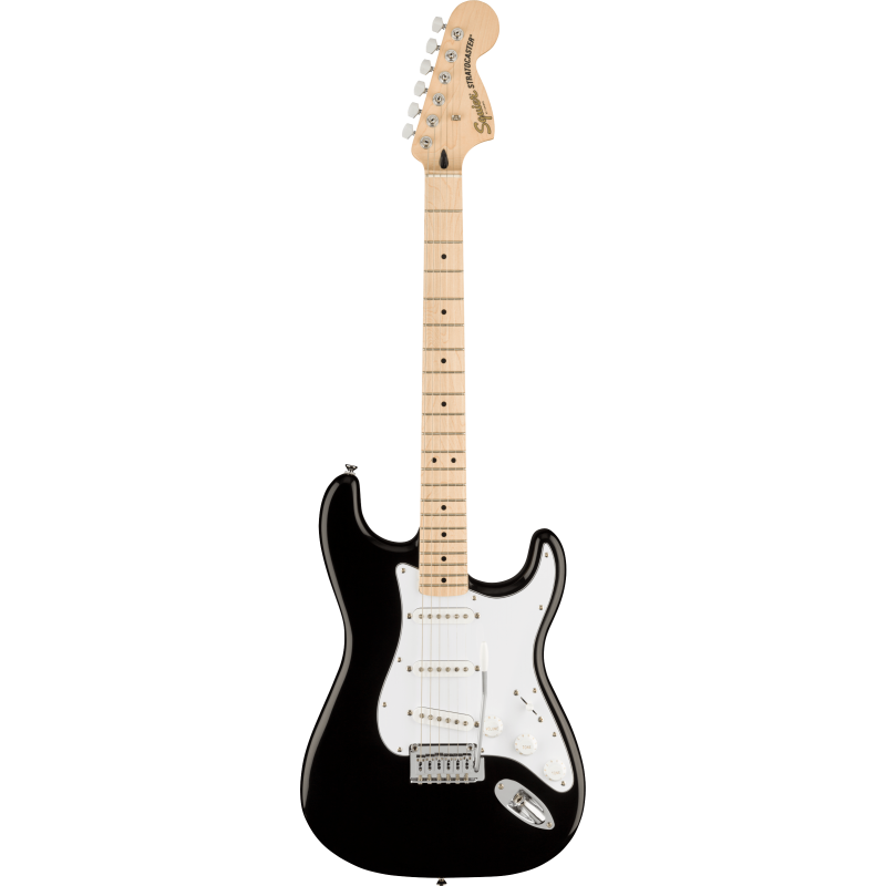 Guitare électrique SQUIER Affinity Series Stratocaster MN WPG Black - Macca Music