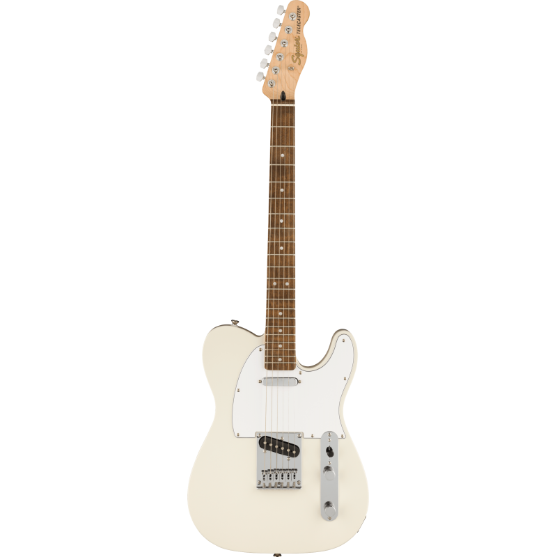 Guitare électrique SQUIER Affinity Series Telecaster LRL WPG Olympic White - Macca Music