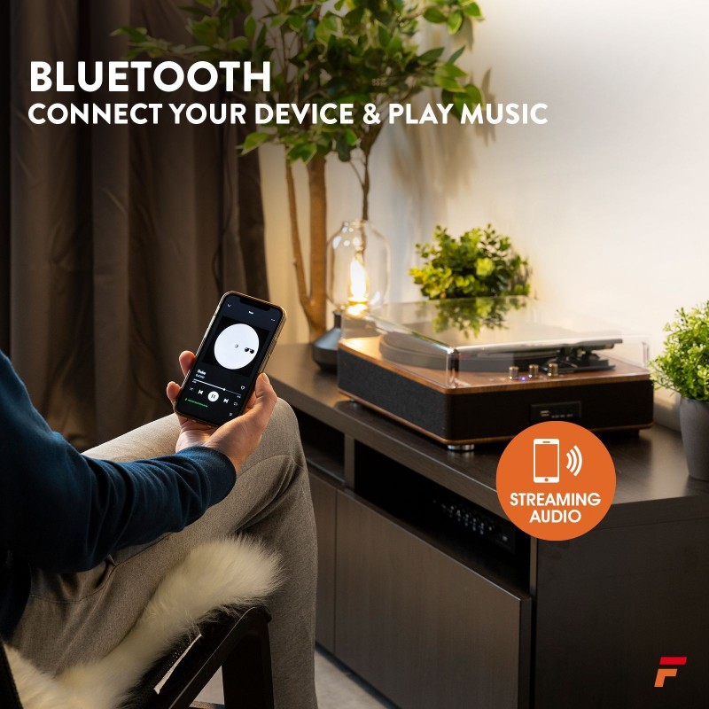Platine Vinyle Bluetooth FENTON RP162 - Macca Music