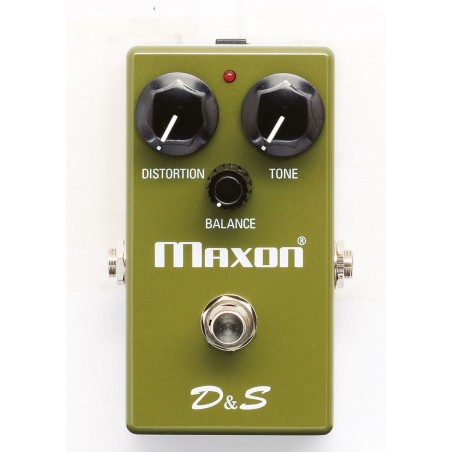 Pédale d'Effet Guitare MAXON D&S Distortion/Sustainer - Macca Music