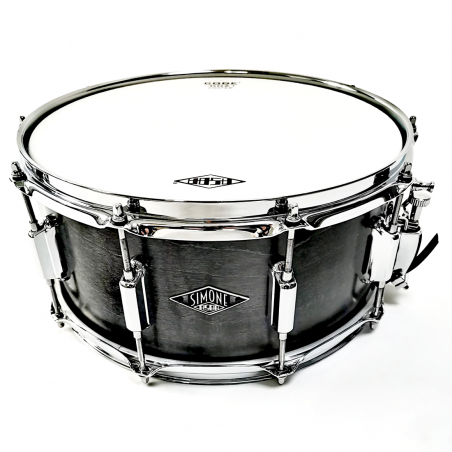 Caisse Claire ASBA Simone Black Glitter 14x6,5 - Macca Music