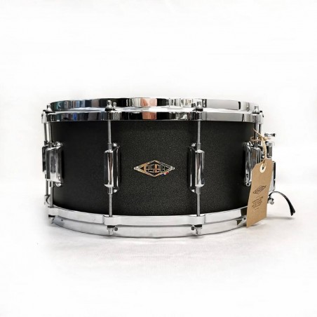 Caisse Claire ASBA Metal 14x6.5 Inox Graphite - Macca Music