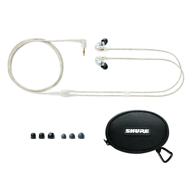 Ecouteurs Intra-Auriculaires HF SHURE SE215-CL - Macca Music