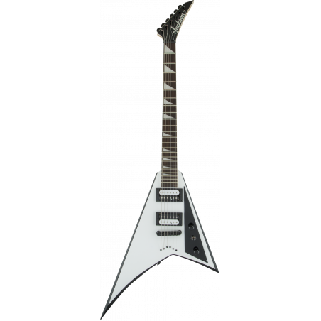 Guitare Electrique JACKSON Rhoads JS32T White with Black Bevels - Macca Music