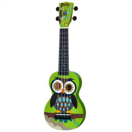 Ukulele Soprano + housse MAHALO OWL  - Macca Music