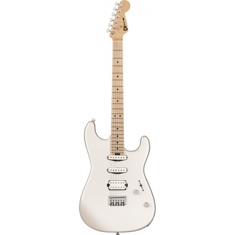 Guitare Electrique CHARVEL PM SD3 HSS HT - Platinum Pearl - Macca Music