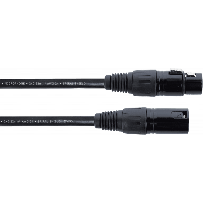 Câble XLR 1,5m YELLOW CABLE EM1.5FM - Macca Music