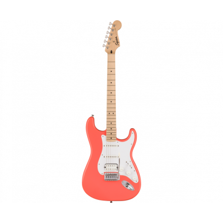 Guitare électrique SQUIER Stratocaster HSS Tahitian Coral - Macca Music