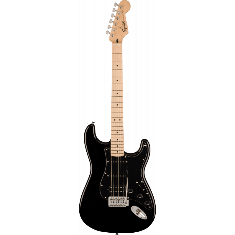 Guitare Electrique SQUIER Sonic Stratocaster HSS BPG Black - Macca Music