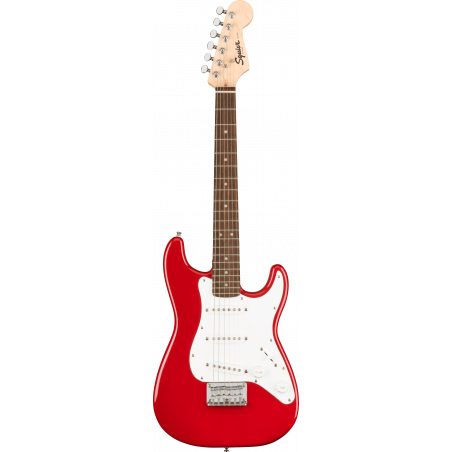 Guitare Electrique SQUIER Mini Stratocaster LRL Dakota Red - Macca Music