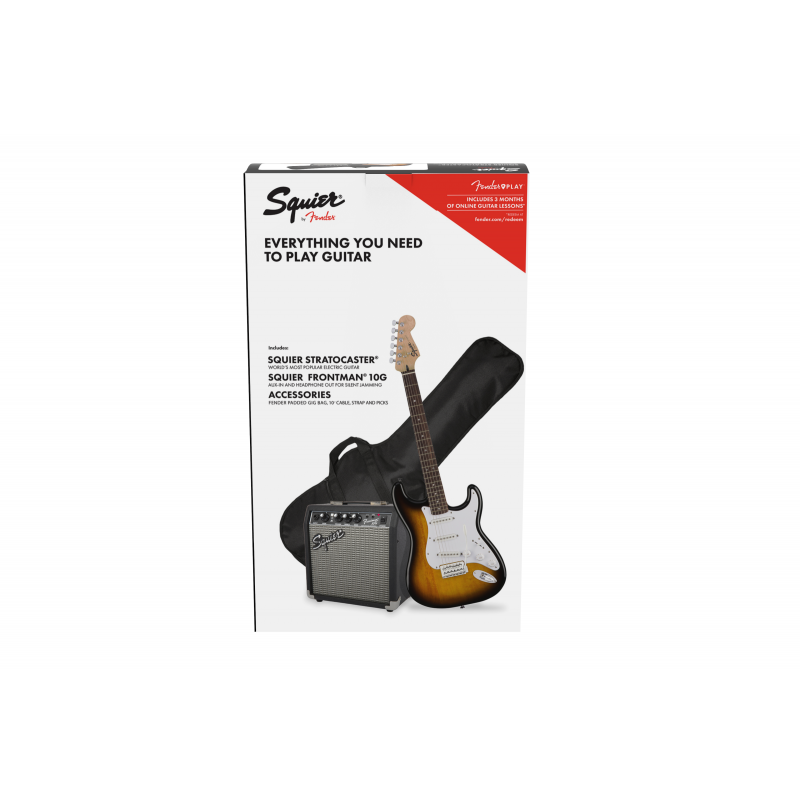 Pack Guitare Electrique SQUIER Stratocaster SSS SB - Macca Music