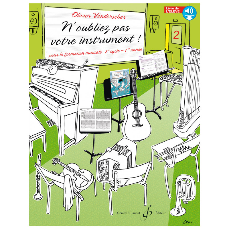 Formation Musicale - N'oubliez pas votre instrument V.2 - Editions Billaudot - Macca Music
