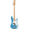 Basse SQUIER Sonic Precision Bass Maple, White Pickguard, California Blue - Macca Music