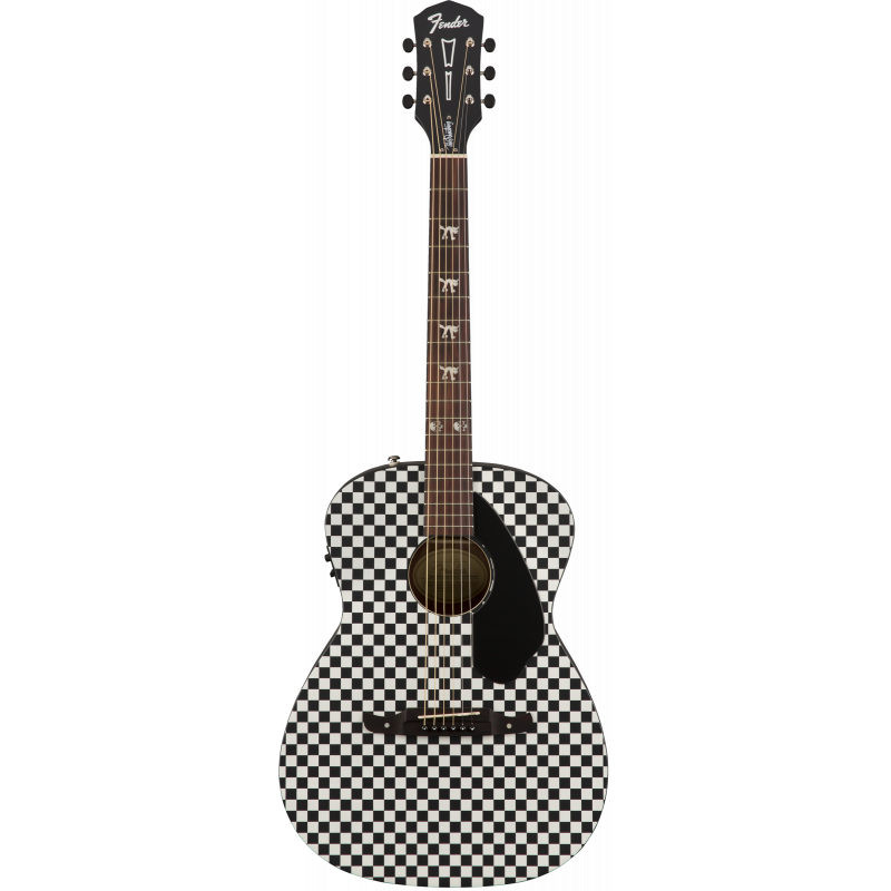 Guitare Electro-Acoustique FENDER FSR Tim Armstrong Hellcat WLNT Checkerboard - Macca Music