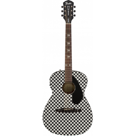 Guitare Electro-Acoustique FENDER FSR Tim Armstrong Hellcat WLNT Checkerboard - Macca Music