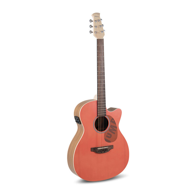 Guitare Electro-Acoustique APPLAUSE Jump OM Cutaway Electro Peach - Macca Music