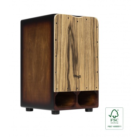 Cajon STAGG Cannon Ebony - Macca Music