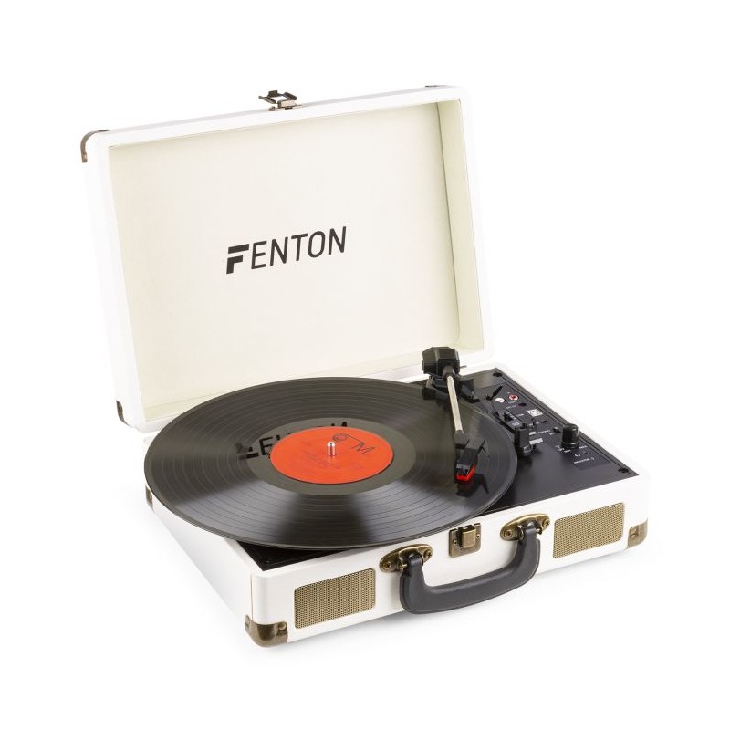 Platine Vinyle FENTON RP115 Crème  - Macca Music