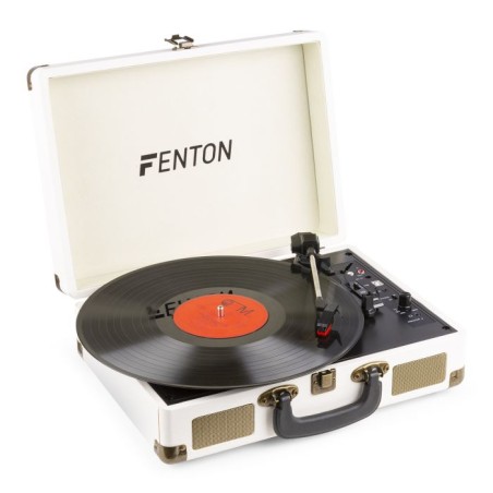 Platine Vinyle FENTON RP115 Crème  - Macca Music