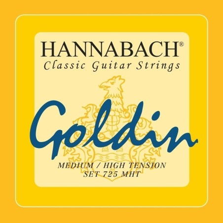 Jeu de Cordes Clasiques HANNABACH Goldin 725 Med/High - Macca Music