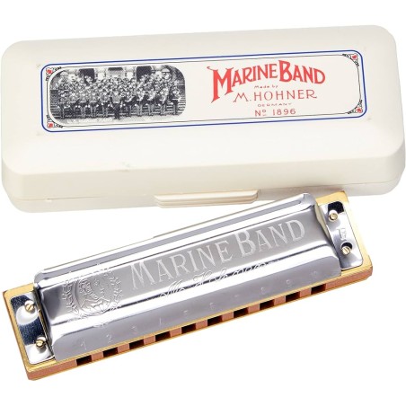 HOHNER MARINE BAND 10 TROUS C 1896/20 - MACCA MUSIC