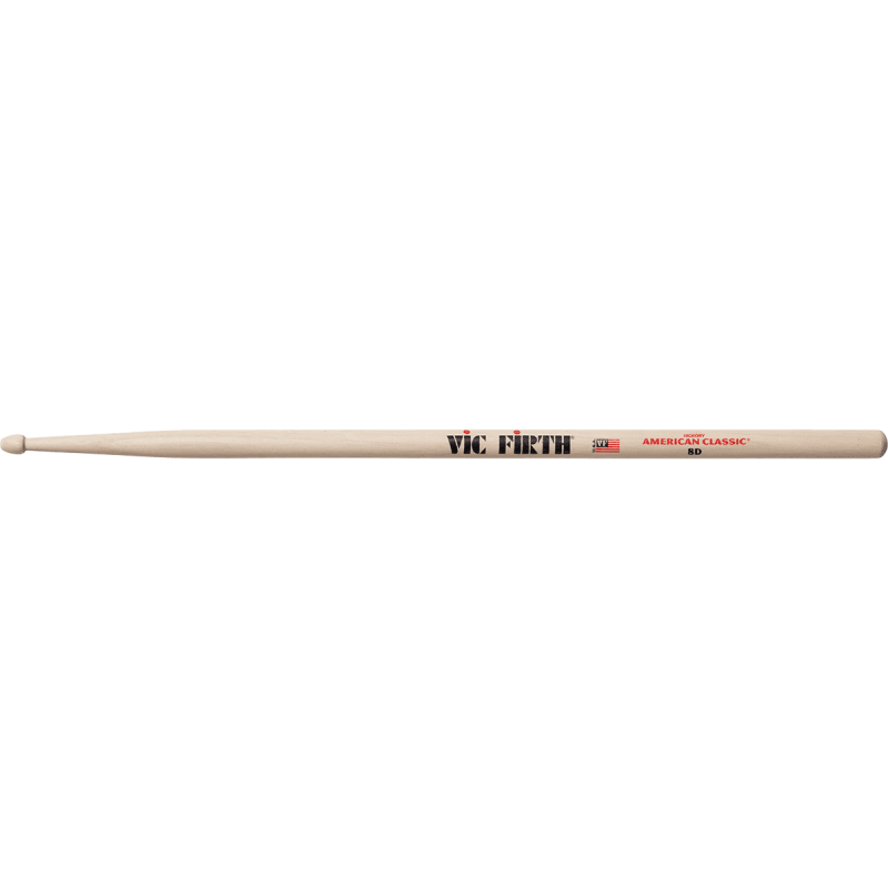 Baguettes VIC FIRTH 8D American Hickory - Macca Music
