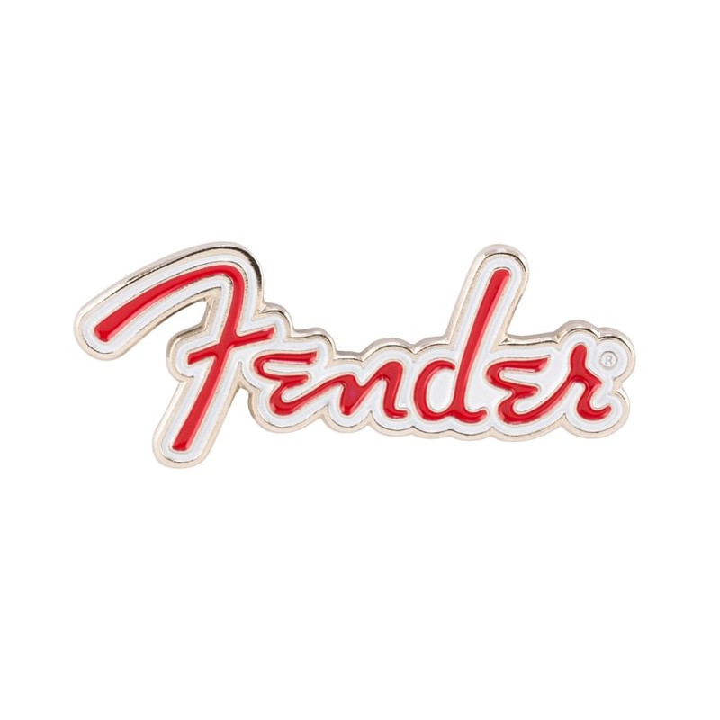 Pins FENDER Red Logo Enamel - Macca Music