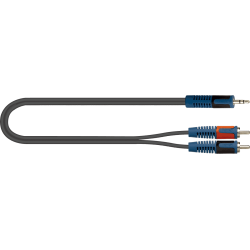 Câble Minijack Stéréo / RCA 5M QUIKLOK RKSA150-5 - Macca Music