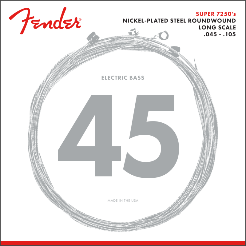 Cordes Pour Basse 45-105 FENDER Super 7250 - Macca Music