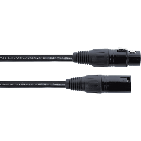 Câble CORDIAL DMX XLR/XLR 3M - Macca Music