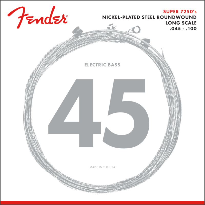 Cordes Pour Basse FENDER Super 7250s 45-100 - Macca Music