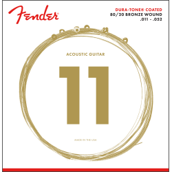 Cordes Pour Guitare Folk FENDER Dura-Tone 11-52 - Macca Music