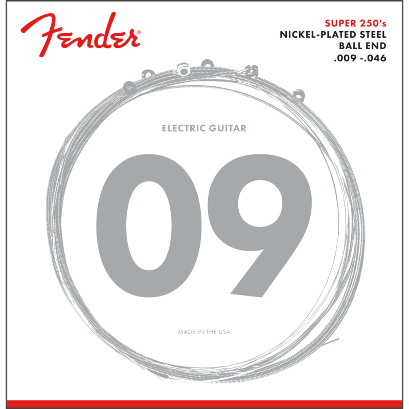 Cordes Pour Guitare Electrique FENDER Super 250s 9-46 - Macca Music