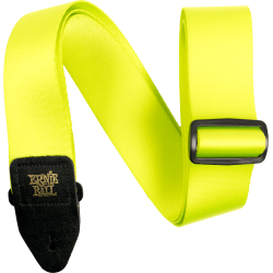 Sangle Pour Guitare Et Basse ERNIE BALL Premium Yellow 5320 - Macca Music