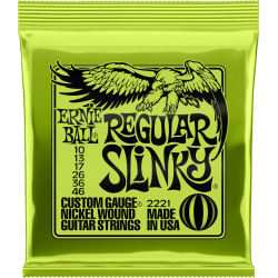 Cordes Pour Guitare Electrique ERNIE BALL 2221 Regular Slinky 10-46 -Macca Music