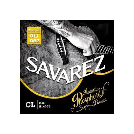 Jeu de Corde Pour Guitare Acoustique SAVAREZ A140L - Macca Music