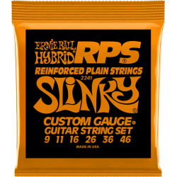 Cordes Pour Guitare Electrique ERNIE BALL 2241 RPS Hybrid Slinky 9-46 - Macca Music