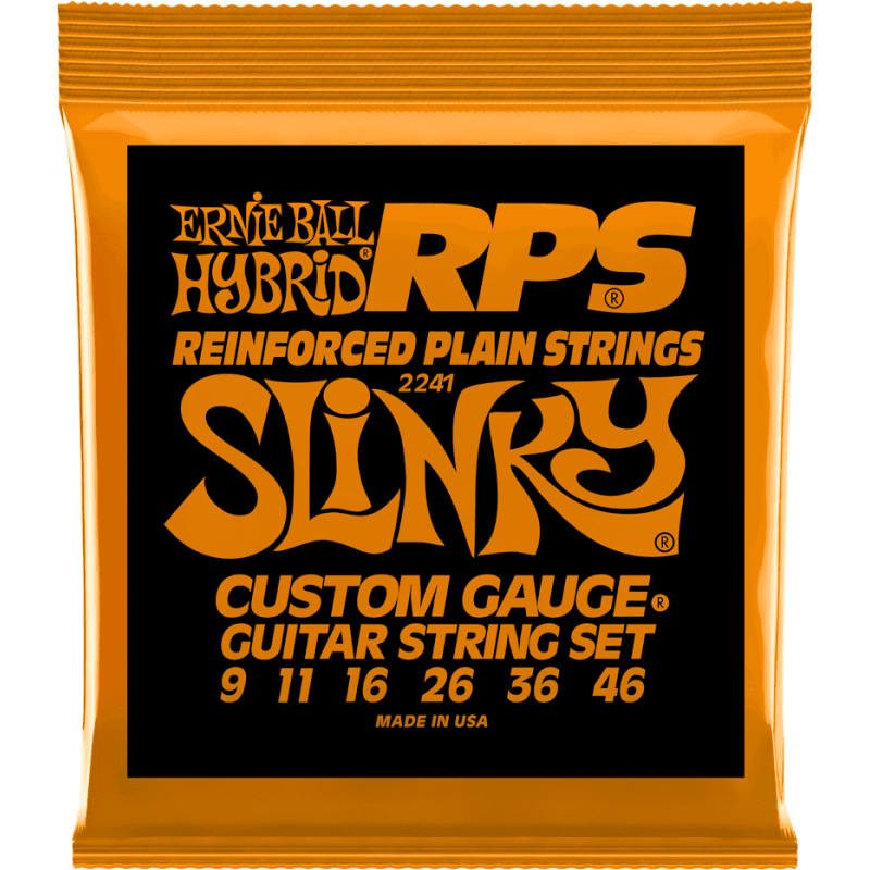Cordes Pour Guitare Electrique ERNIE BALL 2241 RPS Hybrid Slinky 9-46 - Macca Music