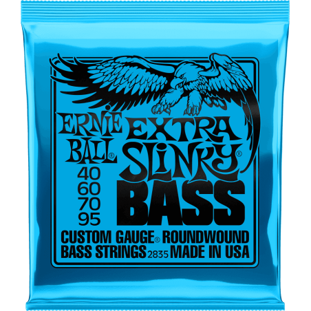 Cordes Basse Electrique ERNIE BALL 2835 Extra Slinky 40-95 - Macca Music