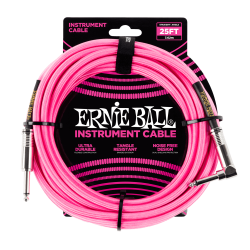 Câble Instrument Jack ERNIE BALL Pink P06065 - Macca Music
