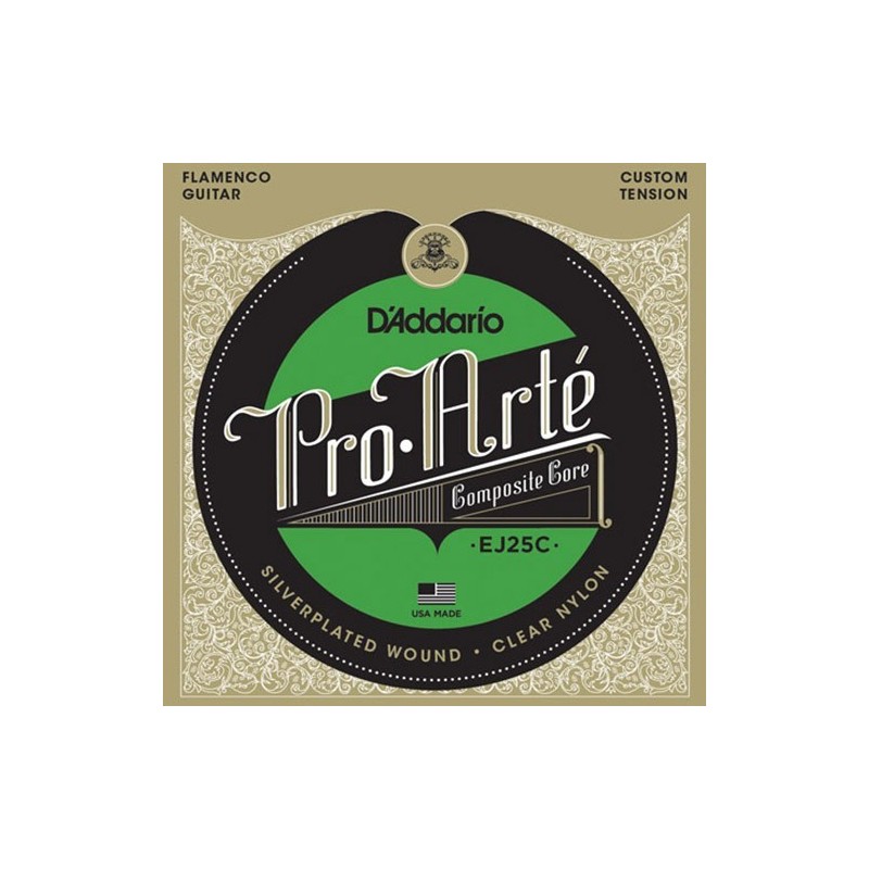 Cordes Pour Guitare Flamenco D'ADDARIO EJ25C - Macca Music