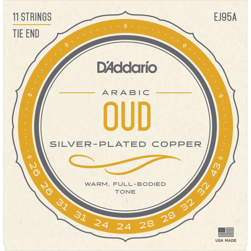 Cordes Pour Oud D'ADDARIO EJ95A - Macca Music