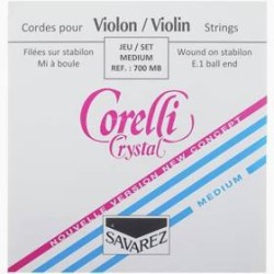 Jeu De Corde Pour Violon CORELLI New Crystal 4/4 - Macca Music